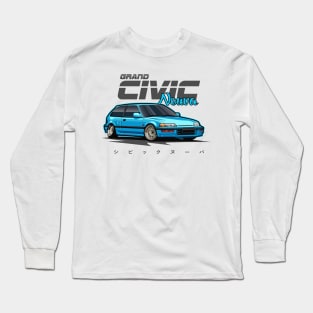 Civic Nouva (Artic Blue) Long Sleeve T-Shirt